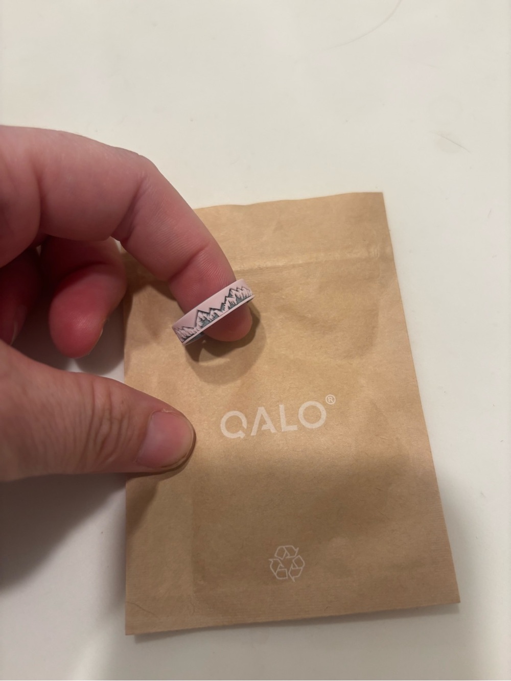 QALO Ridgeline Silicone Ring size 7 Eva Shockey release